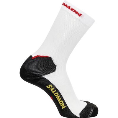 Salomon, Unisex, Sportsocken, Speedcross Crew Socken (36 - 38), Schwarz, Weiss, Mehrfarbig Salomon, Unisex, Sportsocken, Speedcross Crew Socken (36 - 38), Schwarz, Weiss, Mehrfarbig