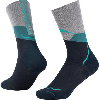 Buff, Unisex, Sportsocken, Merino Lightweight Crew Sock LWC1 (36 - 38), Grün, Blau Buff, Unisex, Sportsocken, Merino Lightweight Crew Sock LWC1 (36 - 38), Grün, Blau