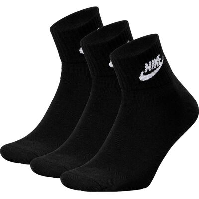 Nike, Unisex, Socken, Everyday Essential Ankle, Schwarz, (3er Pack, 38 - 42) Nike, Unisex, Socken, Everyday Essential Ankle, Schwarz, (3er Pack, 38 - 42)