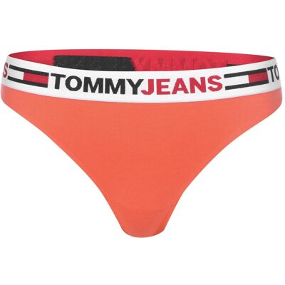 Tommy Hilfiger Damen, Unterhosen, Slip Thong - 102345, Orange, (Einzelpack, M) Tommy Hilfiger Damen, Unterhosen, Slip Thong - 102345, Orange, (Einzelpack, M)