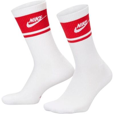 Nike, Socken, Alltagssocken mit erhöhtem Rumpf, 3 Paar, Mehrfarbig, Weiss, Rot, (3er Pack, 34 - 38) Nike, Socken, Alltagssocken mit erhöhtem Rumpf, 3 Paar, Mehrfarbig, Weiss, Rot, (3er Pack, 34 - 38)