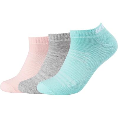 Skechers, Unisex, Socken, Unisex Mesh Ventilation Sneaker 3p, Türkis, (3er Pack, 39 - 42) Skechers, Unisex, Socken, Unisex Mesh Ventilation Sneaker 3p, Türkis, (3er Pack, 39 - 42)