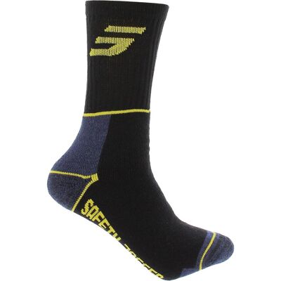 Safety Jogger, Unisex, Socken, SOCKS SJSOCK/43-47 3 PAIRS, Gelb, Grau, Schwarz, (3er Pack, 43 - 47) Safety Jogger, Unisex, Socken, SOCKS SJSOCK/43-47 3 PAIRS, Gelb, Grau, Schwarz, (3er Pack, 43 - 47)