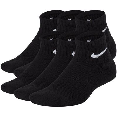 Nike, Unisex, Socken, Alltagssocken, 6 Paar, Schwarz, (6er Pack, 38 - 42) Nike, Unisex, Socken, Alltagssocken, 6 Paar, Schwarz, (6er Pack, 38 - 42)