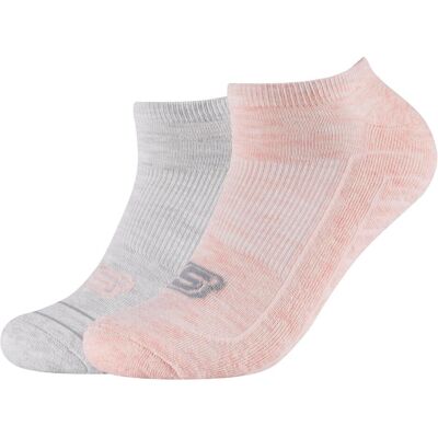 Skechers, Unisex, Socken, Unisex Basic Cushioned Sneaker 2p, Orange, (2er Pack, 35 - 38) Skechers, Unisex, Socken, Unisex Basic Cushioned Sneaker 2p, Orange, (2er Pack, 35 - 38)