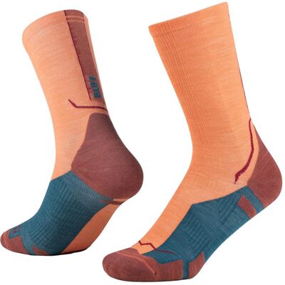 Buff, Unisex, Sportsocken, Merino Light Crew Socks (36 - 38), Orange, Rosa Buff, Unisex, Sportsocken, Merino Light Crew Socks (36 - 38), Orange, Rosa