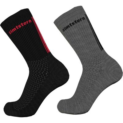 Zimtstern, Unisex, Sportsocken, Socken StarsockZ MTB Basic 2-Pack Unisex (40 - 43), Schwarz Zimtstern, Unisex, Sportsocken, Socken StarsockZ MTB Basic 2-Pack Unisex (40 - 43), Schwarz