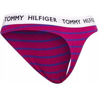Tommy Hilfiger Damen, Unterhosen, Damen-Tangas, Mehrfarbig, Violett, (Einzelpack, XS) Tommy Hilfiger Damen, Unterhosen, Damen-Tangas, Mehrfarbig, Violett, (Einzelpack, XS)