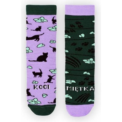 Nadwyraz, Unisex, Socken, Katzenminze lange Socken 35-38, Mehrfarbig, (Einzelpack, 35 - 38) Nadwyraz, Unisex, Socken, Katzenminze lange Socken 35-38, Mehrfarbig, (Einzelpack, 35 - 38)
