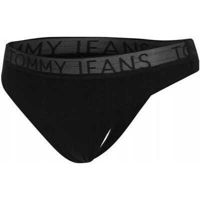 Tommy Hilfiger Damen, Unterhosen, Damen-Tangas im 3er-Pack, Schwarz, (3er Pack, XS) Tommy Hilfiger Damen, Unterhosen, Damen-Tangas im 3er-Pack, Schwarz, (3er Pack, XS)