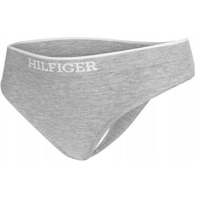 Tommy Hilfiger Damen, Unterhosen, Thong, Grau, (M) Tommy Hilfiger Damen, Unterhosen, Thong, Grau, (M)