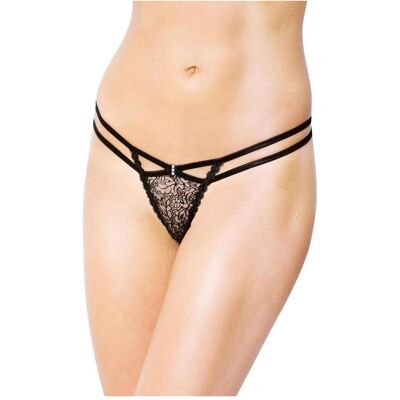 Softline, Damen, Unterhosen, Strings Collection, Schwarz, (Einzelpack, L, M) Softline, Damen, Unterhosen, Strings Collection, Schwarz, (Einzelpack, L, M)