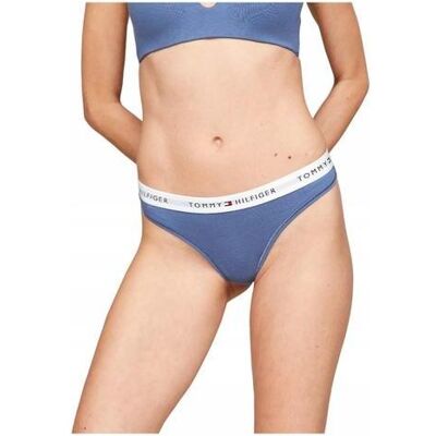 Tommy Hilfiger Damen, Unterhosen, Damen-Tangas, Blau, (M) Tommy Hilfiger Damen, Unterhosen, Damen-Tangas, Blau, (M)