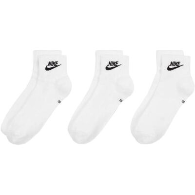 Nike, Unisex, Socken, NSW Everyday Essential Socken, Weiss, Schwarz, (3er Pack, 38 - 42) Nike, Unisex, Socken, NSW Everyday Essential Socken, Weiss, Schwarz, (3er Pack, 38 - 42)