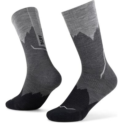 Buff, Unisex, Sportsocken, Merino Lightweight Crew Sock LWC3 (36 - 38), Schwarz Buff, Unisex, Sportsocken, Merino Lightweight Crew Sock LWC3 (36 - 38), Schwarz
