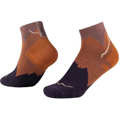 Buff, Unisex, Sportsocken, Merino Lightweight Quarter Sock LWQ3 (39 - 41), Orange, Braun Buff, Unisex, Sportsocken, Merino Lightweight Quarter Sock LWQ3 (39 - 41), Orange, Braun