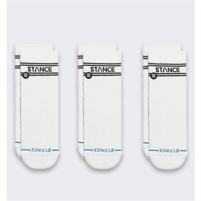 Stance, Socken, Basic Quarter Socken 3 Paar Weiss, Weiss, (3er Pack, L) Stance, Socken, Basic Quarter Socken 3 Paar Weiss, Weiss, (3er Pack, L)