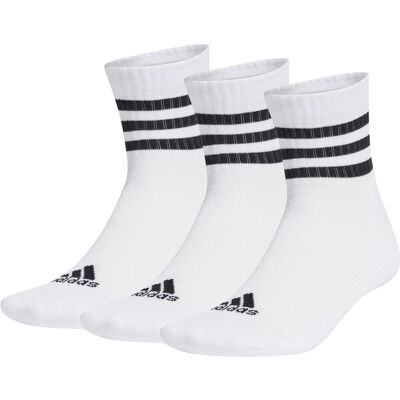 Adidas Unisex, Sportsocken, 3-Streifen Cushioned Sportswear Mid-Cut Socken (3 Paar) (35 - 38, 39 - 41, 39 - 42, 40, 40 - 42, 41, 42), Schwarz, Weiss Adidas Unisex, Sportsocken, 3-Streifen Cushioned Sportswear Mid-Cut Socken (3 Paar) (35 - 38, 39 - 41, 39 - 42, 40, 40 - 42, 41, 42), Schwarz, Weiss