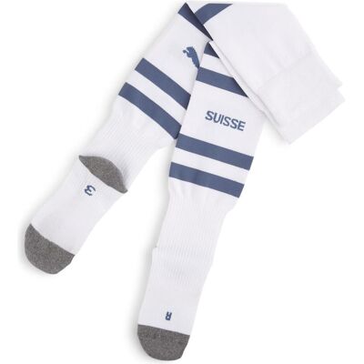 Puma Jungen, Sportsocken, Team SFV Striped Logo Socks Replica (31 - 34), Weiss Puma Jungen, Sportsocken, Team SFV Striped Logo Socks Replica (31 - 34), Weiss