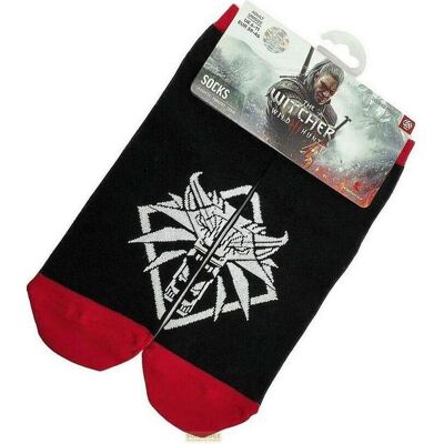 Good Loot, Unisex, Socken, The Witcher 3 Wolf Ankle Socks, Schwarz, (Einzelpack, 39 - 46) Good Loot, Unisex, Socken, The Witcher 3 Wolf Ankle Socks, Schwarz, (Einzelpack, 39 - 46)