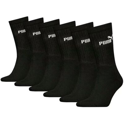 Puma Unisex, Socken, Elements Unisex Crew Socke, Schwarz, (6er Pack, 39 - 42) Puma Unisex, Socken, Elements Unisex Crew Socke, Schwarz, (6er Pack, 39 - 42)