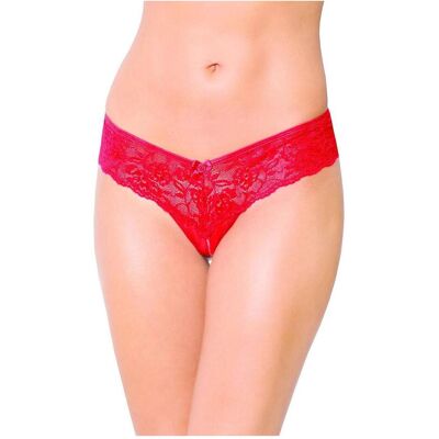 Softline, Damen, Unterhosen, Strings Collection, Rot, (L, M) Softline, Damen, Unterhosen, Strings Collection, Rot, (L, M)