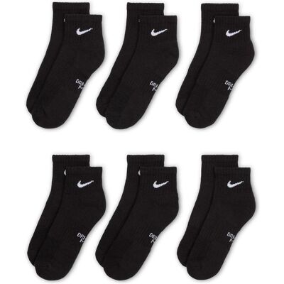 Nike, Socken, Skarpety Everyday 6 par SX6912-010, Schwarz, (6er Pack, 34 - 38) Nike, Socken, Skarpety Everyday 6 par SX6912-010, Schwarz, (6er Pack, 34 - 38)