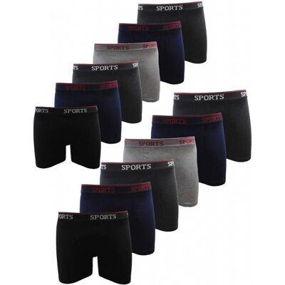 Garcia Pescara, Herren, Unterhosen, Uomo8 S 12er Pack, Grau, (12er Pack, S) Garcia Pescara, Herren, Unterhosen, Uomo8 S 12er Pack, Grau, (12er Pack, S)