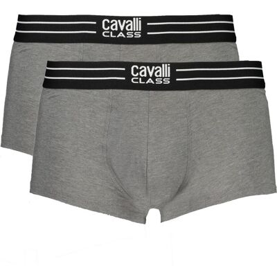 Cavalli Class, Herren, Unterhosen, Grigio Cotton Men's Boxer Underwear, Grau, (Einzelpack, S) Cavalli Class, Herren, Unterhosen, Grigio Cotton Men's Boxer Underwear, Grau, (Einzelpack, S)