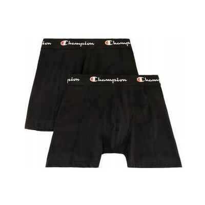 Champion, Herren, Unterhosen, Boxershort Casual Stretch, Schwarz, (2er Pack, M) Champion, Herren, Unterhosen, Boxershort Casual Stretch, Schwarz, (2er Pack, M)