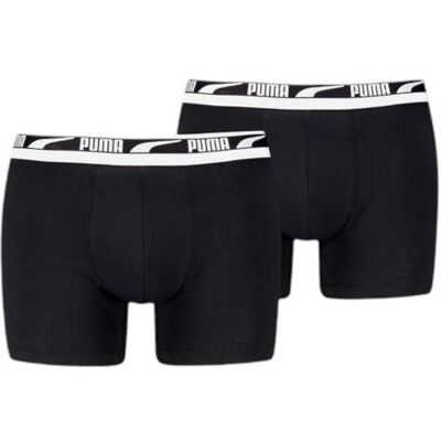 Puma Herren, Unterhosen, Herren-Boxershorts, Herren-Alltagsboxershorts mit mehreren Logos, 2er-Pack, Mehrfarbig, (2er Pack, L) Puma Herren, Unterhosen, Herren-Boxershorts, Herren-Alltagsboxershorts mit mehreren Logos, 2er-Pack, Mehrfarbig, (2er Pack, L)