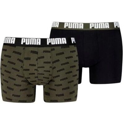 Puma Herren, Unterhosen, Herren-Boxershorts, Herren-Alltagsboxershorts mit Aop-Print, 2er-Pack, (2er Pack, L) Puma Herren, Unterhosen, Herren-Boxershorts, Herren-Alltagsboxershorts mit Aop-Print, 2er-Pack, (2er Pack, L)