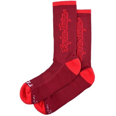 Troy Lee Designs, Herren, Socken, Mens Performance Socks, Signature, oxblood, S/M, Rot, (Einzelpack, S/M) Troy Lee Designs, Herren, Socken, Mens Performance Socks, Signature, oxblood, S/M, Rot, (Einzelpack, S/M)