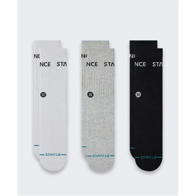 Stance, Herren, Socken, Origin Crew Socken, 3 Paar, mehrfarbig, Mehrfarbig, (3er Pack, M) Stance, Herren, Socken, Origin Crew Socken, 3 Paar, mehrfarbig, Mehrfarbig, (3er Pack, M)