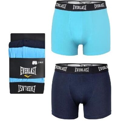 Everlast, Herren, Unterhosen, Herren Boxershorts 2er-Pack Blau/Marineblau, Blau, (2er Pack, XXL) Everlast, Herren, Unterhosen, Herren Boxershorts 2er-Pack Blau/Marineblau, Blau, (2er Pack, XXL)