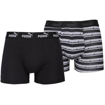 Puma Herren, Unterhosen, Elements Herren-Boxershorts Mit Streifen, 2Er-Pack, (2er Pack, XL) Puma Herren, Unterhosen, Elements Herren-Boxershorts Mit Streifen, 2Er-Pack, (2er Pack, XL)