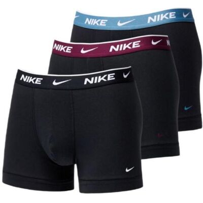 Nike, Herren, Unterhosen, Dri-FIT Everyday Cotton Stretch Trunk 3-Pack Men's Boxer Shorts - 0000KE1008-HWX, Schwarz, (3er Pack, S) Nike, Herren, Unterhosen, Dri-FIT Everyday Cotton Stretch Trunk 3-Pack Men's Boxer Shorts - 0000KE1008-HWX, Schwarz, (3er Pack, S)