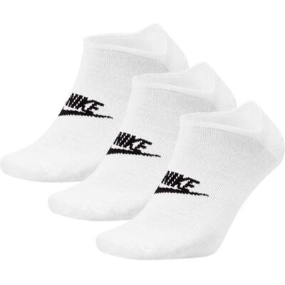Nike, Unisex, Socken, Socken Sportlich, Weiss, Schwarz, (3er Pack, 38 - 42) Nike, Unisex, Socken, Socken Sportlich, Weiss, Schwarz, (3er Pack, 38 - 42)