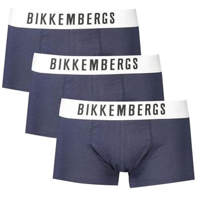 Bikkembergs, Herren, Unterhosen, Blaue Baumwollunterwäsche, Blau, (Einzelpack, XXL) Bikkembergs, Herren, Unterhosen, Blaue Baumwollunterwäsche, Blau, (Einzelpack, XXL)