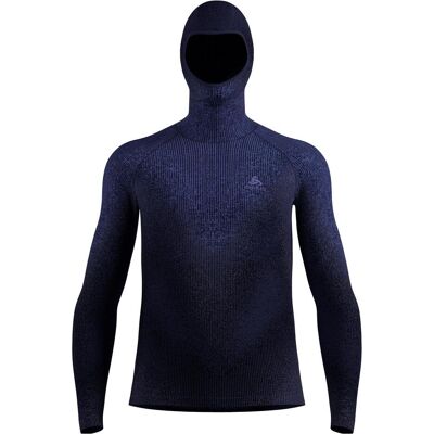 Odlo, Herren, Funktionsshirt, Blackcomb Eco Facemask (L), Blau, Violett, L Odlo, Herren, Funktionsshirt, Blackcomb Eco Facemask (L), Blau, Violett, L