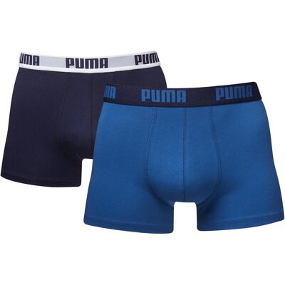 Puma Herren, Unterhosen, Boxer, Blau, (2er Pack, XXL) Puma Herren, Unterhosen, Boxer, Blau, (2er Pack, XXL)
