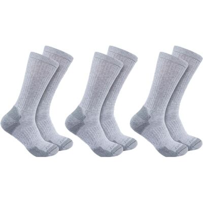 Carhartt, Herren, Socken, Skarpety Mittelschwere Baumwollmischung in Grau, Grau, (3er Pack, L) Carhartt, Herren, Socken, Skarpety Mittelschwere Baumwollmischung in Grau, Grau, (3er Pack, L)