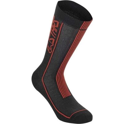 Alpinestars, Herren, Sportsocken, Summer Socks 22 (L), Schwarz, Rot Alpinestars, Herren, Sportsocken, Summer Socks 22 (L), Schwarz, Rot