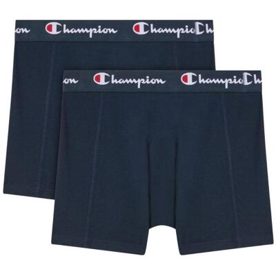 Champion, Herren, Unterhosen, Boxershort Casual Stretch, Blau, (2er Pack, S) Champion, Herren, Unterhosen, Boxershort Casual Stretch, Blau, (2er Pack, S)