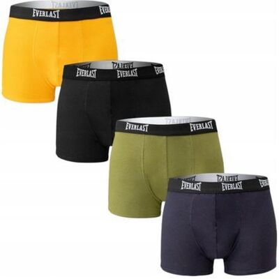 Everlast, Herren, Unterhosen, Herren-Boxershorts, 4er-Pack, Mehrfarbig, (4er Pack, L) Everlast, Herren, Unterhosen, Herren-Boxershorts, 4er-Pack, Mehrfarbig, (4er Pack, L)