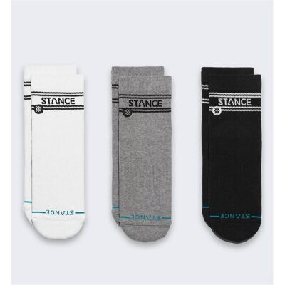 Stance, Herren, Socken, Basic Quarter Socken 3 Paar Multi, (3er Pack, M) Stance, Herren, Socken, Basic Quarter Socken 3 Paar Multi, (3er Pack, M)