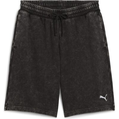 Puma Herren, Shorts, ESS ELEVATED Relaxed Wash Shorts 9" TR, Grau, Schwarz, (S) Puma Herren, Shorts, ESS ELEVATED Relaxed Wash Shorts 9" TR, Grau, Schwarz, (S)