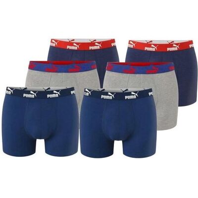 Puma Herren, Unterhosen, Herren 6er-Pack Boxershorts, Mehrfarbig, (6er Pack, S) Puma Herren, Unterhosen, Herren 6er-Pack Boxershorts, Mehrfarbig, (6er Pack, S)
