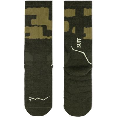 Buff, Unisex, Sportsocken, Merino Mw Crew Socks Beetle (45 - 47), Grün Buff, Unisex, Sportsocken, Merino Mw Crew Socks Beetle (45 - 47), Grün