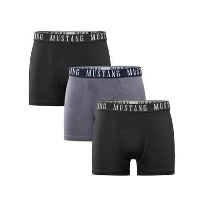 Mustang, Herren, Unterhosen, Herren-Boxershorts, 3er-Pack, Schwarz/Grau, Schwarz, Grau, Mehrfarbig, (3er Pack, XL) Mustang, Herren, Unterhosen, Herren-Boxershorts, 3er-Pack, Schwarz/Grau, Schwarz, Grau, Mehrfarbig, (3er Pack, XL)